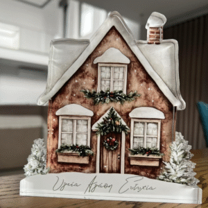 Διακοσμητικό plexi glass με εφέ ξύλου 15 εκ.