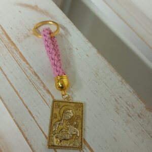 Πολυτελες  Μαρτυρικό μπερλόκ βάφτισης με την παναγια