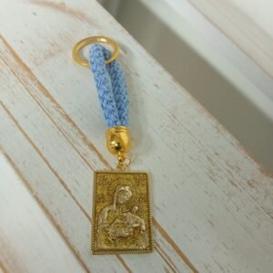 Πολυτελες Μαρτυρικό μπερλόκ βάφτισης με την παναγια