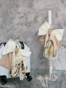 Χειροποίητο πακέτο βάπτισης για κορίτσι [Ρομαντικο]