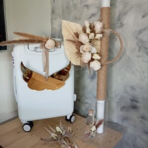 Χειροποίητο πακέτο βάπτισης για Κοριτσι [Φτερα Αγγελου] Βoho…