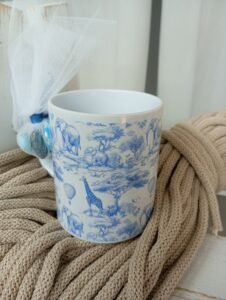 Μπομπονιέρα βάπτισης κούπα {ζωακια της ζουγλας}