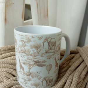 Μπομπονιέρα βάπτισης κούπα {ζωακια της ζουγλας}