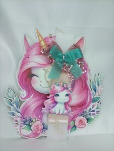 πασχαλινη λαμπαδα με πλατη { Unicorn }