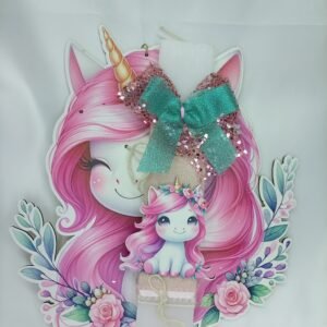 πασχαλινη λαμπαδα με πλατη { Unicorn }