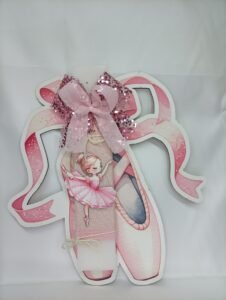 πασχαλινη λαμπαδα με πλατη {Παπουτσάκια Μπαλαρίνας Πουεντ}